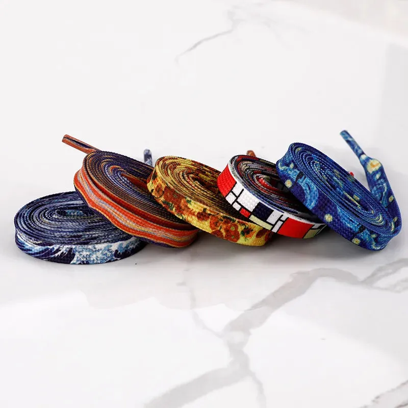 1pair Colorful Af1&dunk Sneakers Flats Shoe Laces 120/140/160cm Length