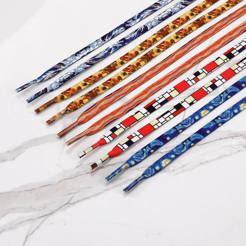 1pair Colorful Af1&dunk Sneakers Flats Shoe Laces 120/140/160cm Length