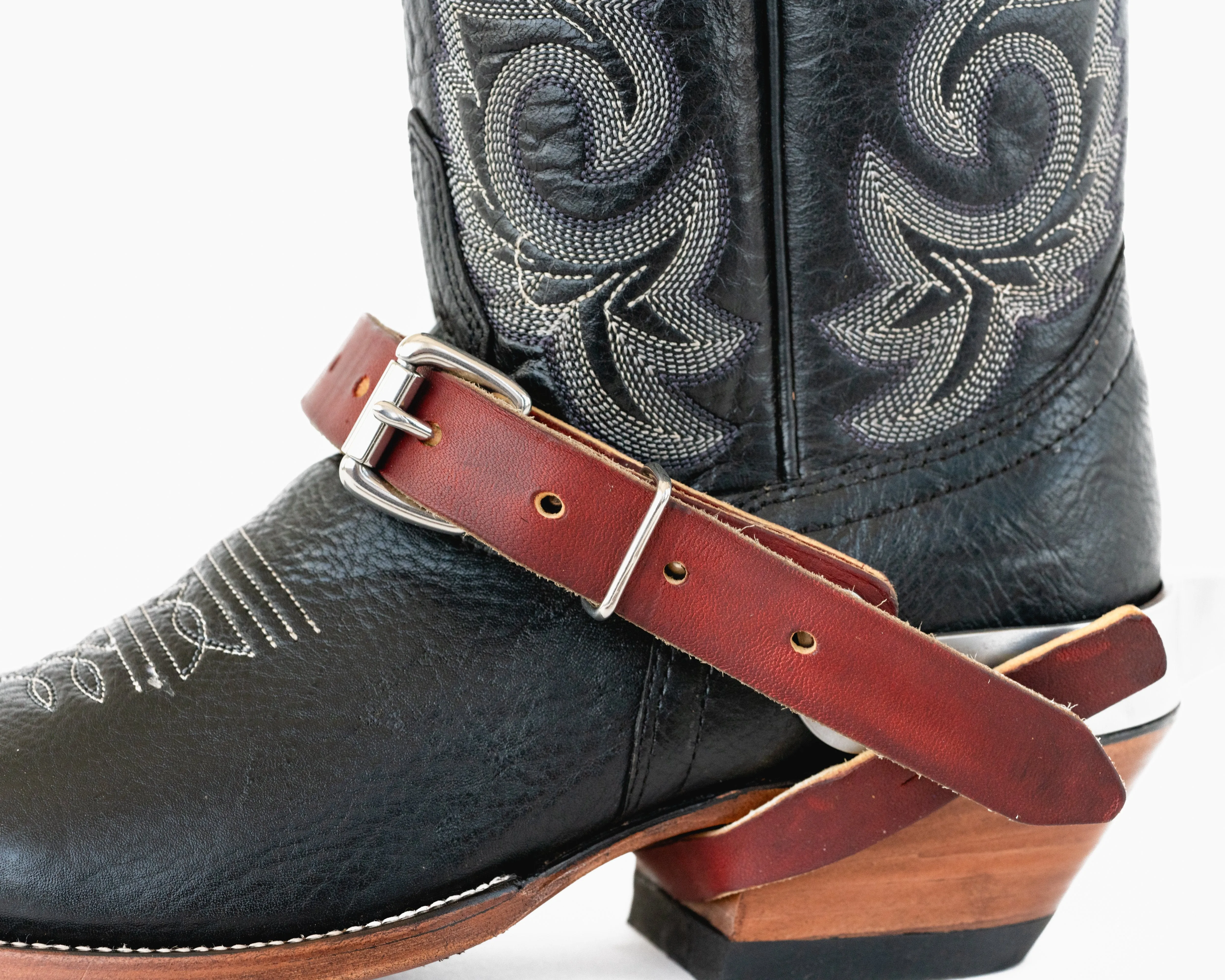 Adult 3/4" Fold-Back Spur Straps