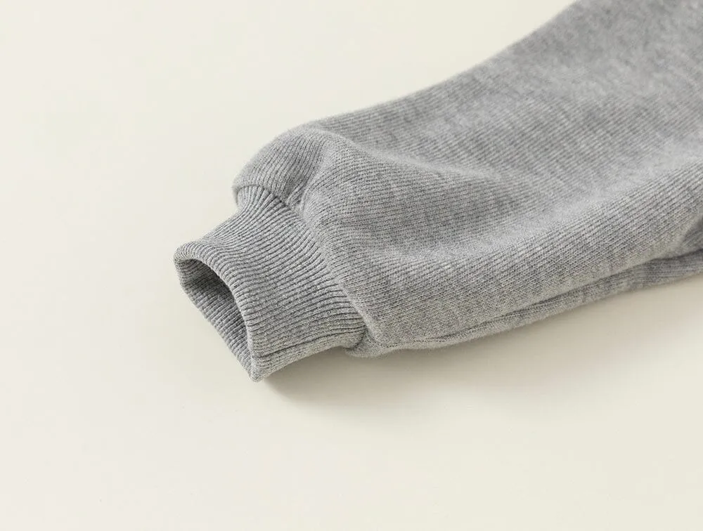 Basic Solid Color Zip-Up Hoodie