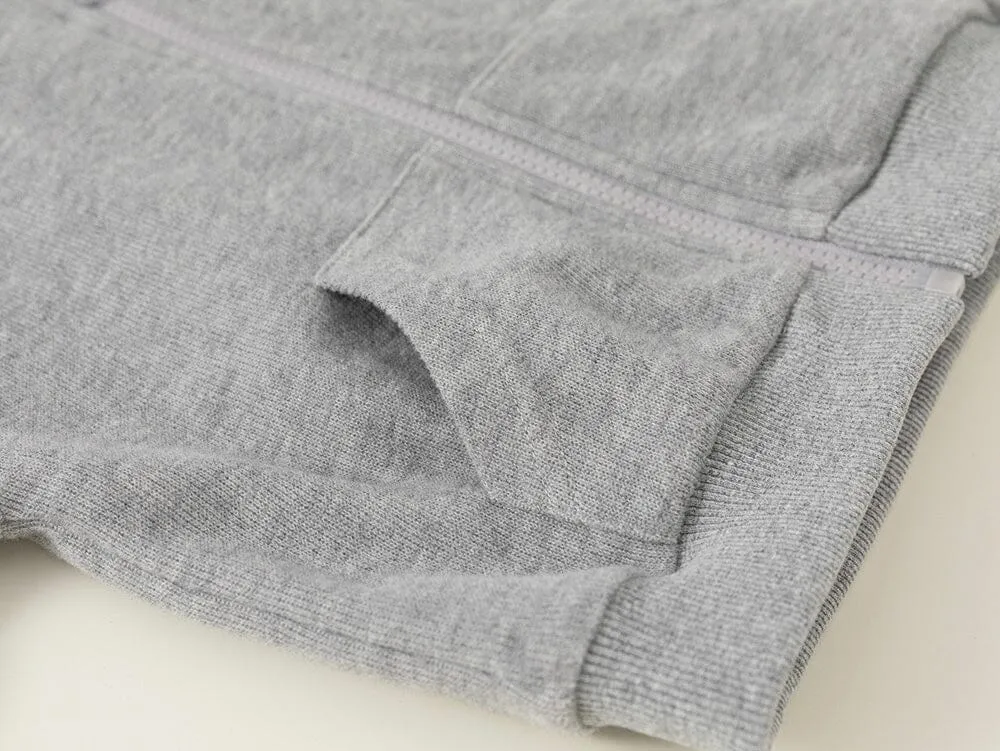 Basic Solid Color Zip-Up Hoodie
