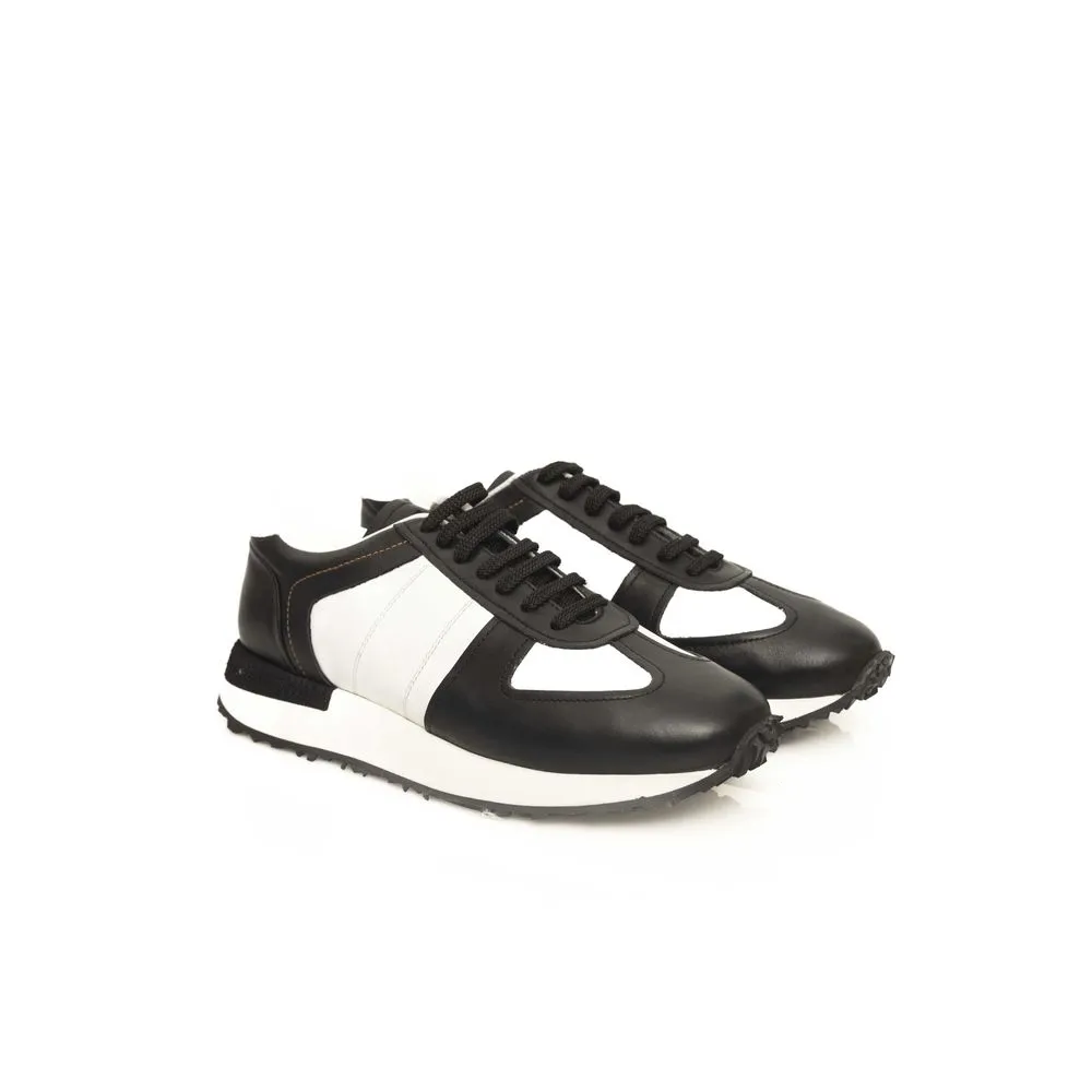Black Calfskin Men Sneaker
