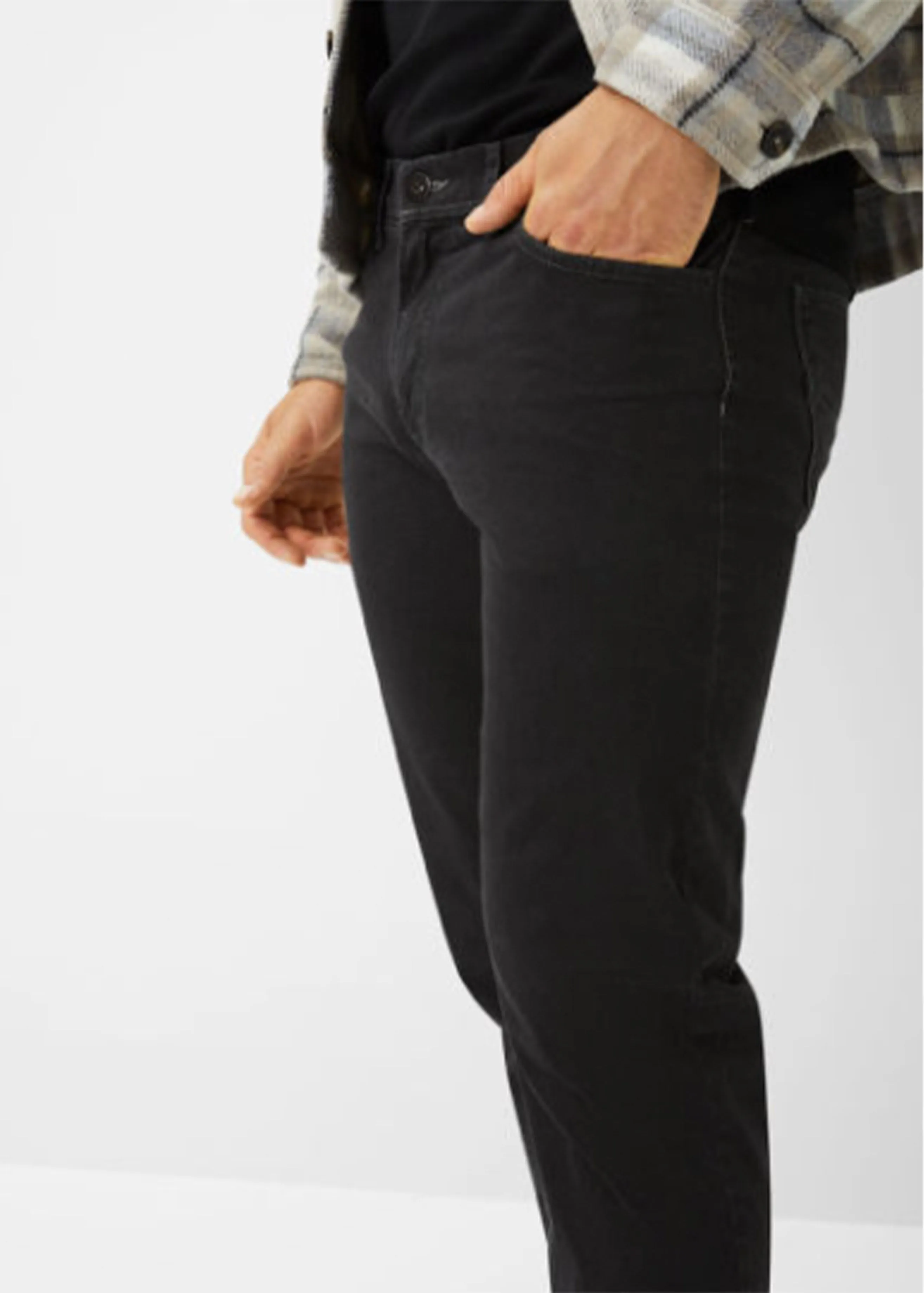 Brax Marathon  Print Cadiz 5-Pocket Pant | Cement