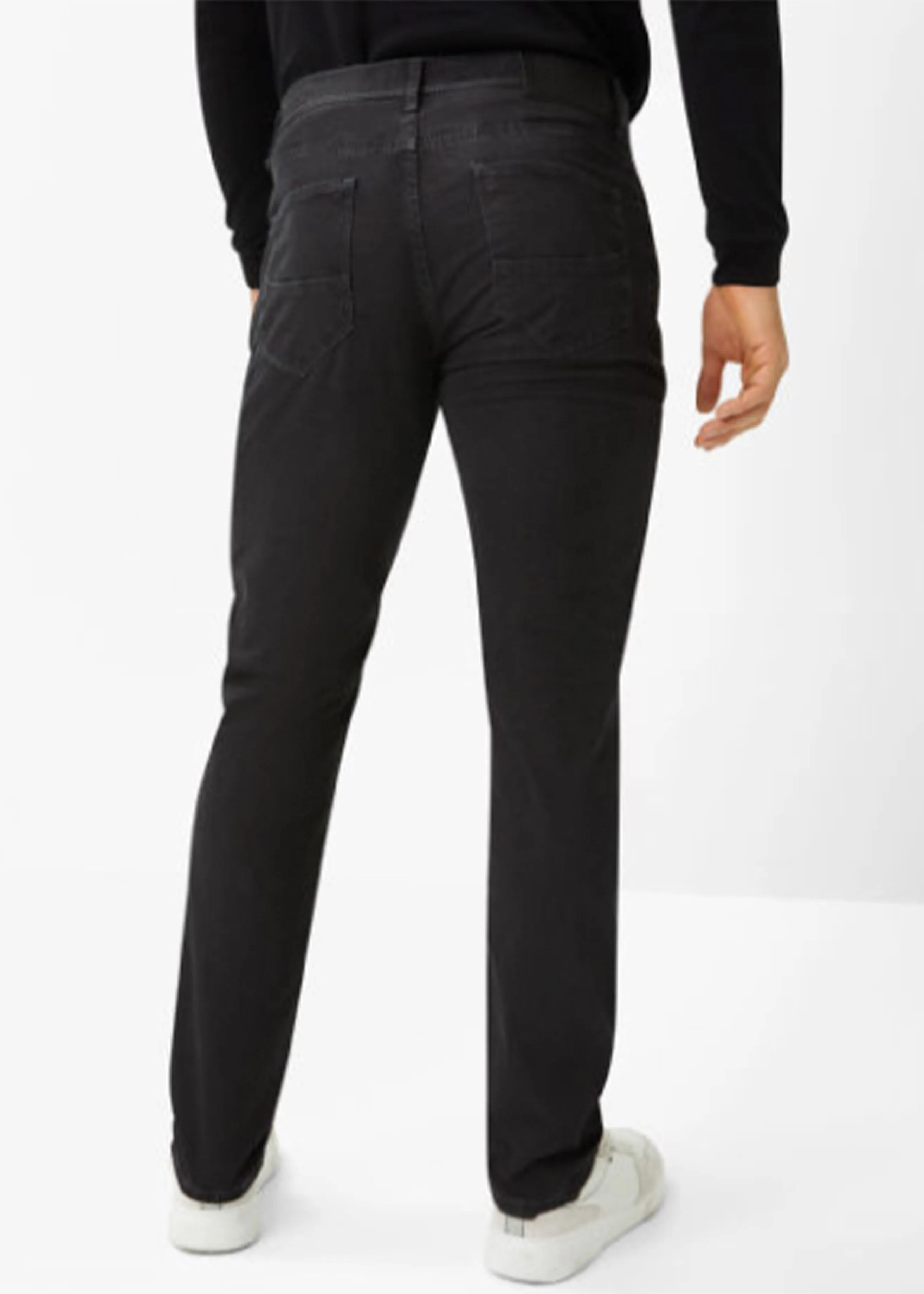 Brax Marathon  Print Cadiz 5-Pocket Pant | Cement