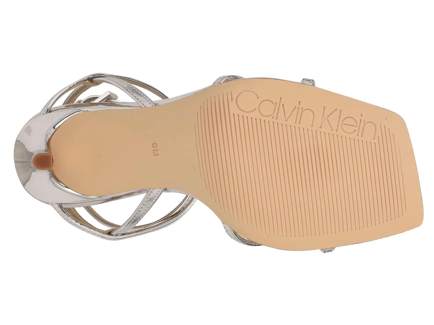 Calvin Klein Tegin Sandals, Metallic Silver