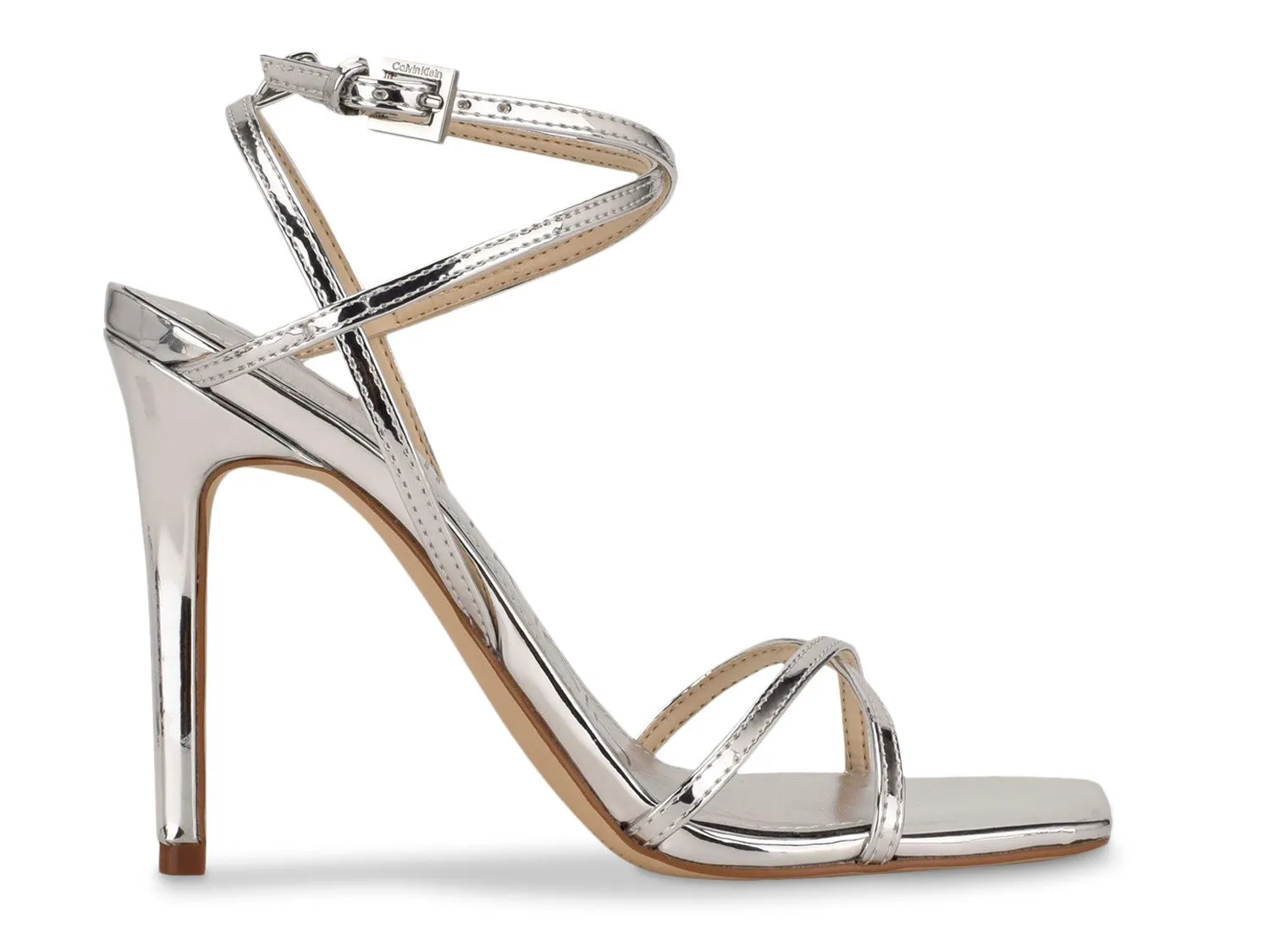 Calvin Klein Tegin Sandals, Metallic Silver