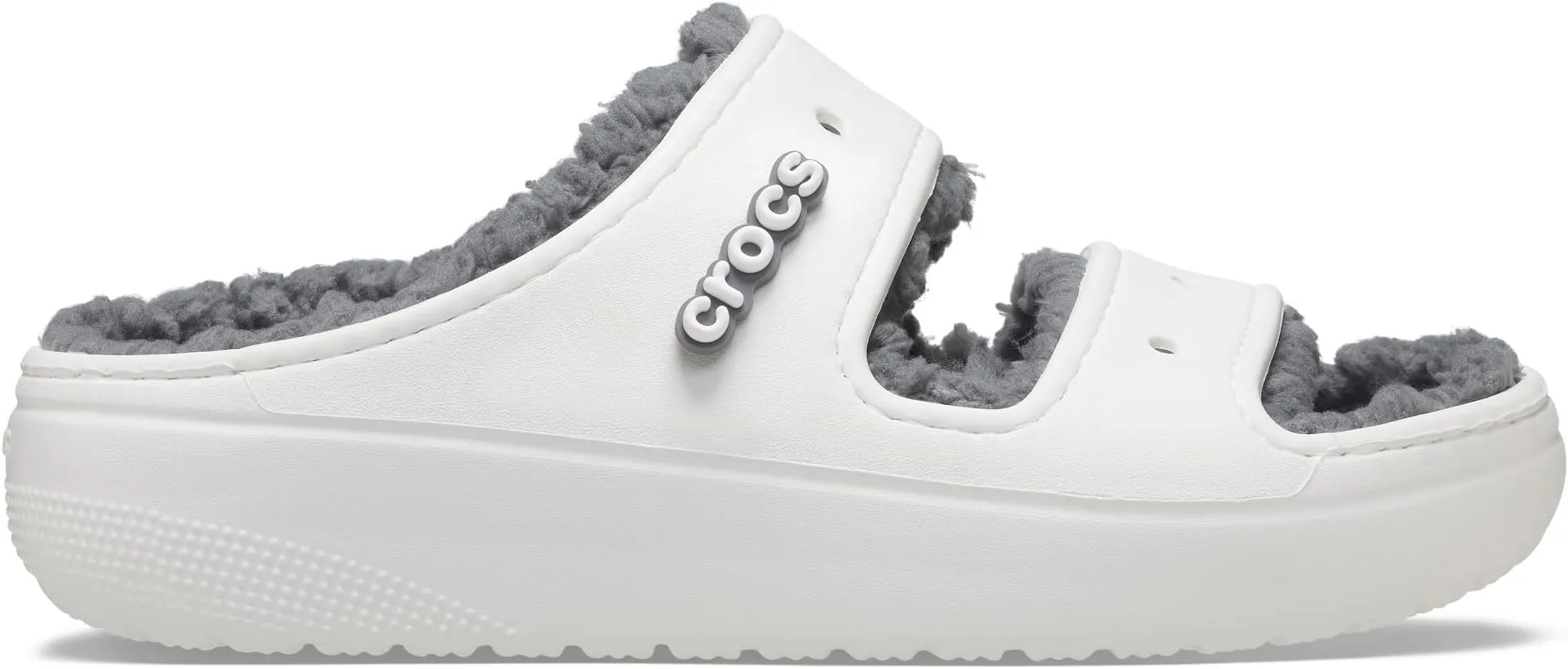 Classic Cozzzy Sandal Crocs Flat Sandals, White