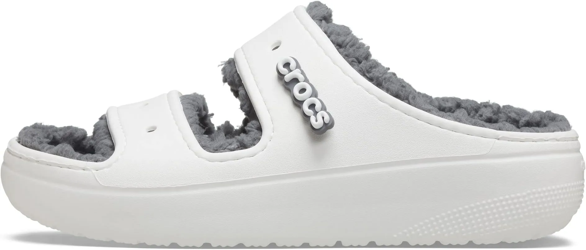 Classic Cozzzy Sandal Crocs Flat Sandals, White