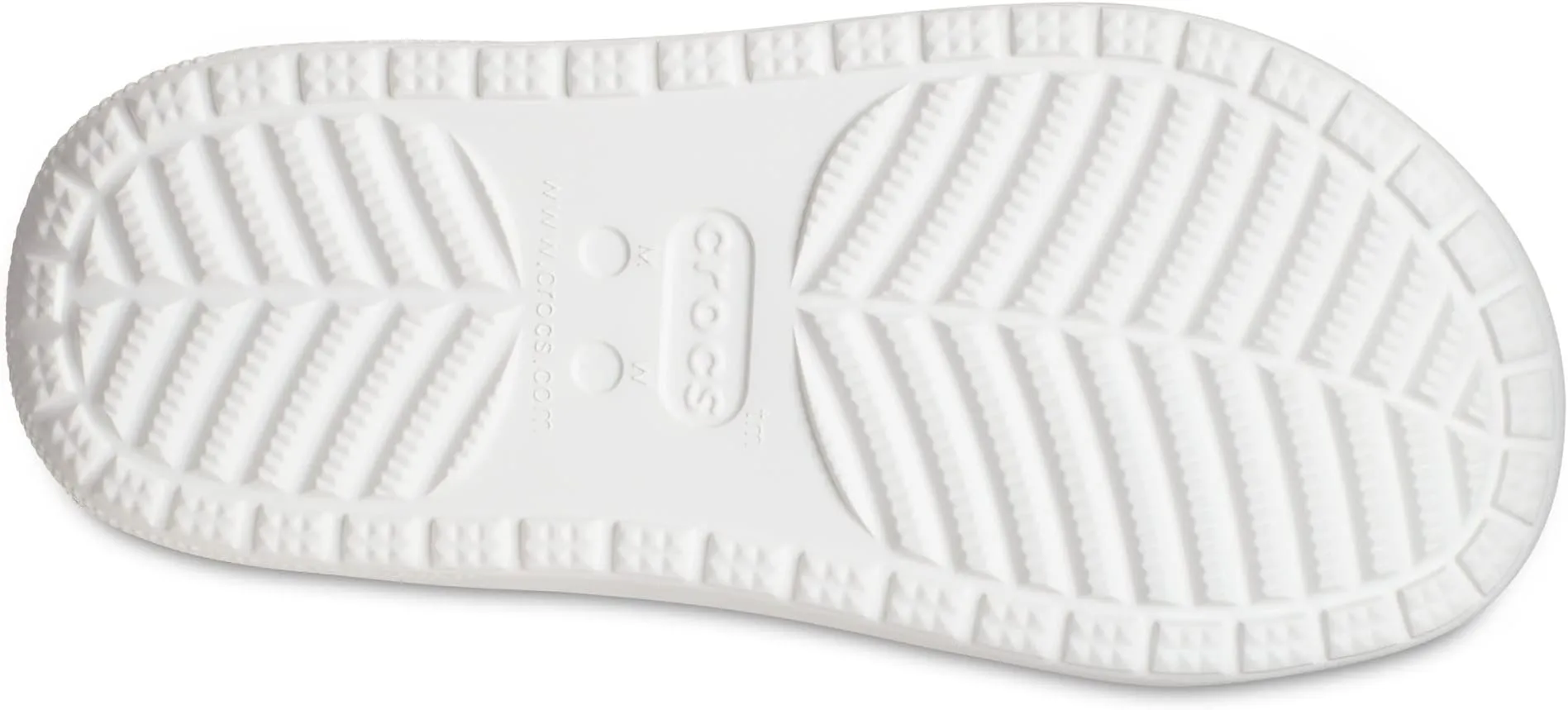 Classic Cozzzy Sandal Crocs Flat Sandals, White