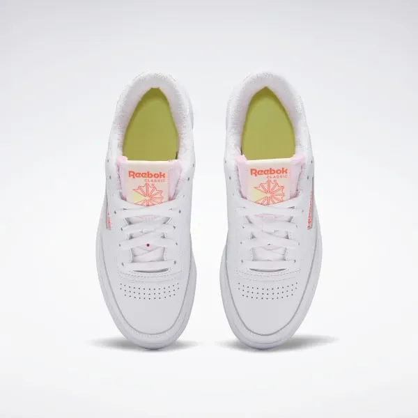 Club C 85 (White   Orange)