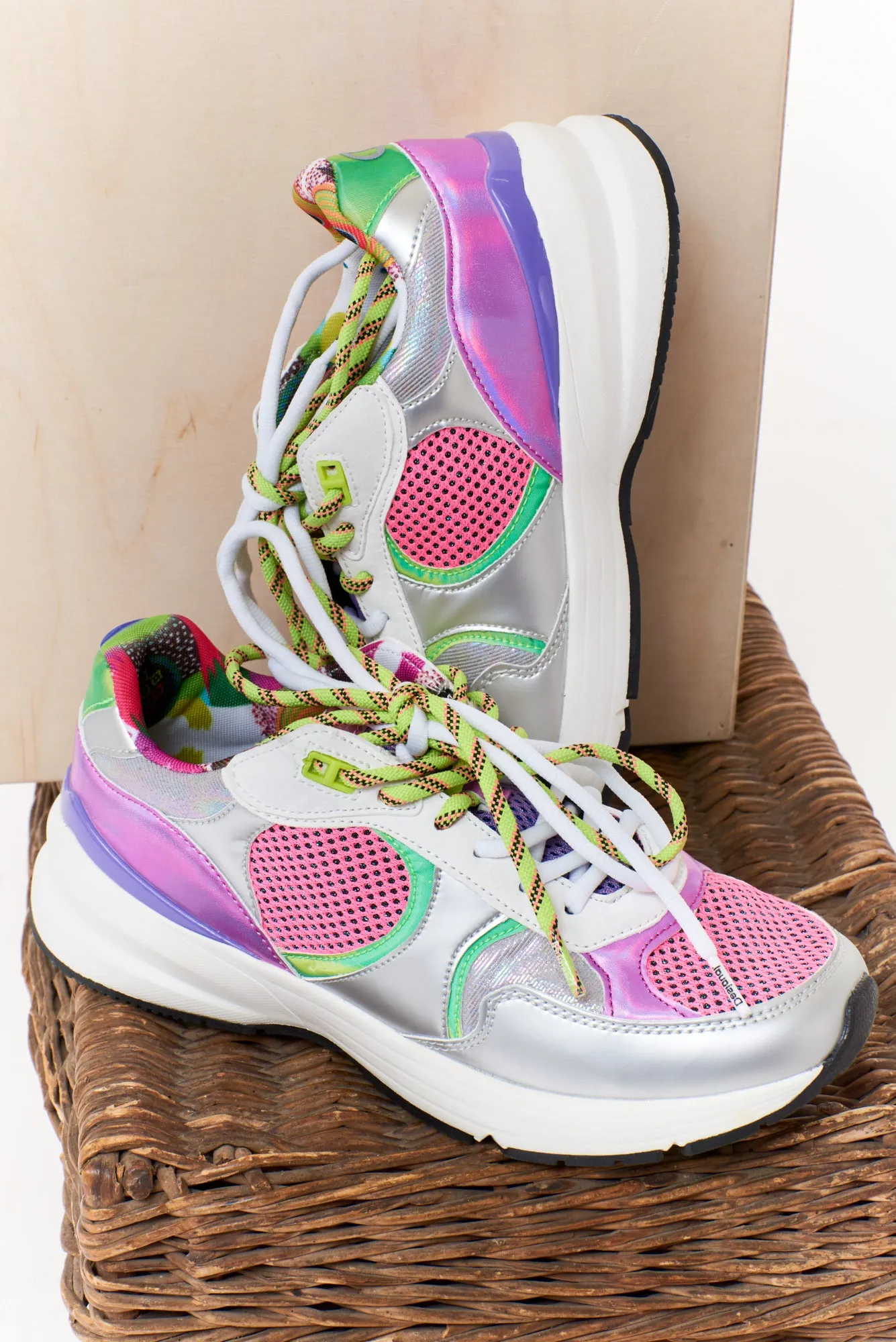 Desigual sneakers moon LaCroix in tutti frutti