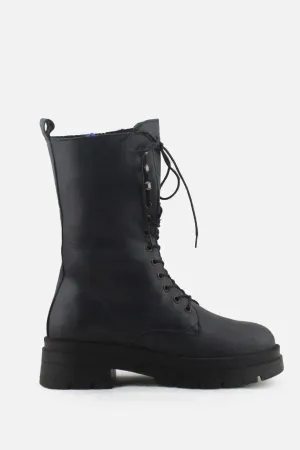 European Brand Zipper Laces Combat Boots | 100% Authentic Leather