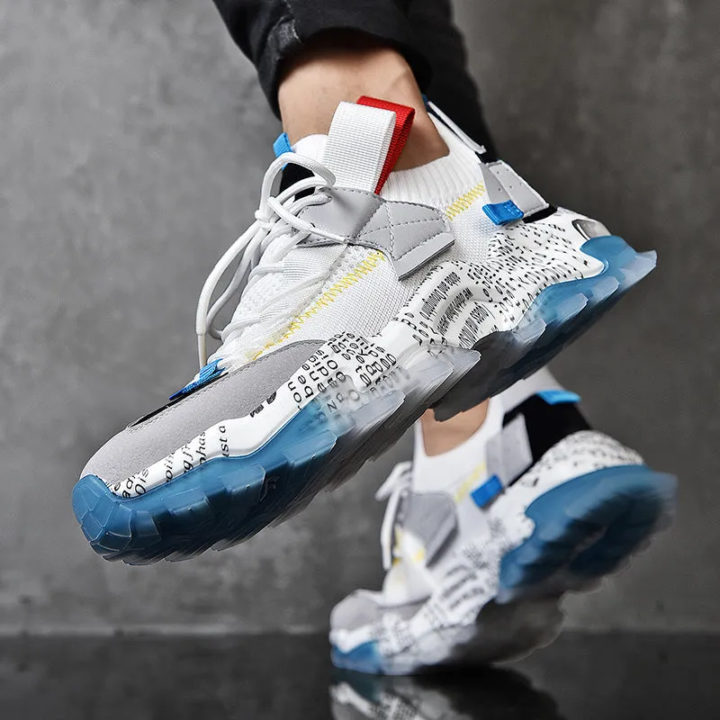 European Mesh Platform Casual Sneakers