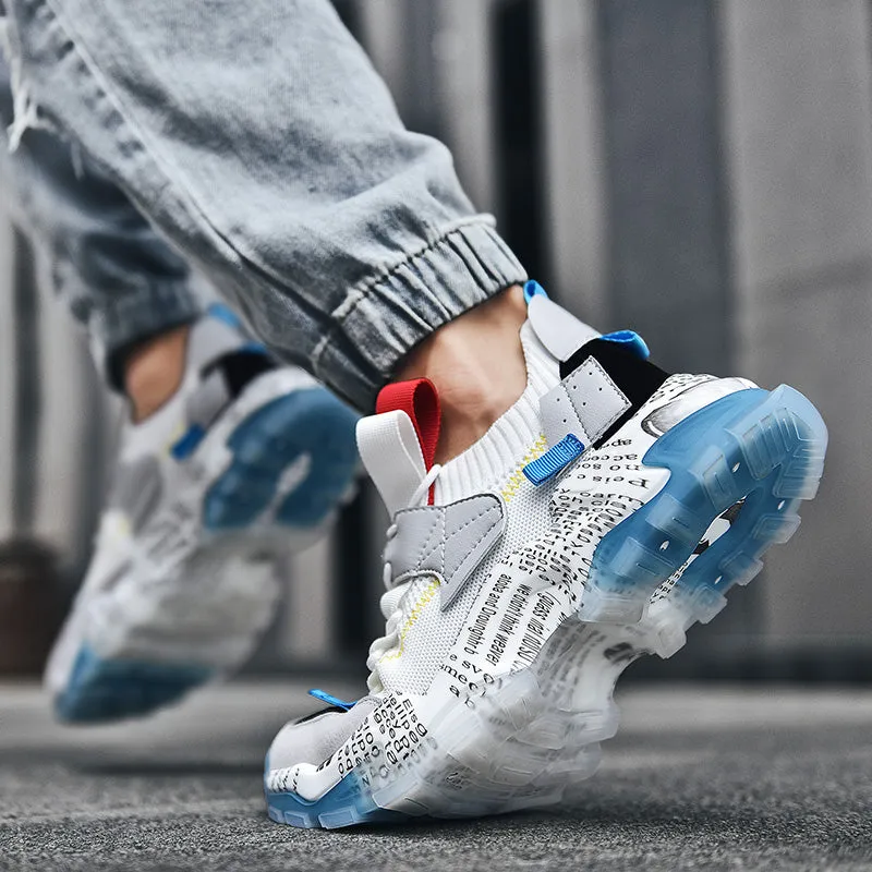 European Mesh Platform Casual Sneakers
