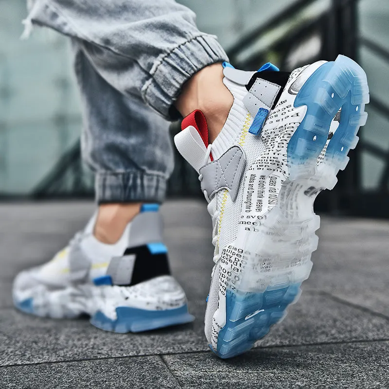 European Mesh Platform Casual Sneakers