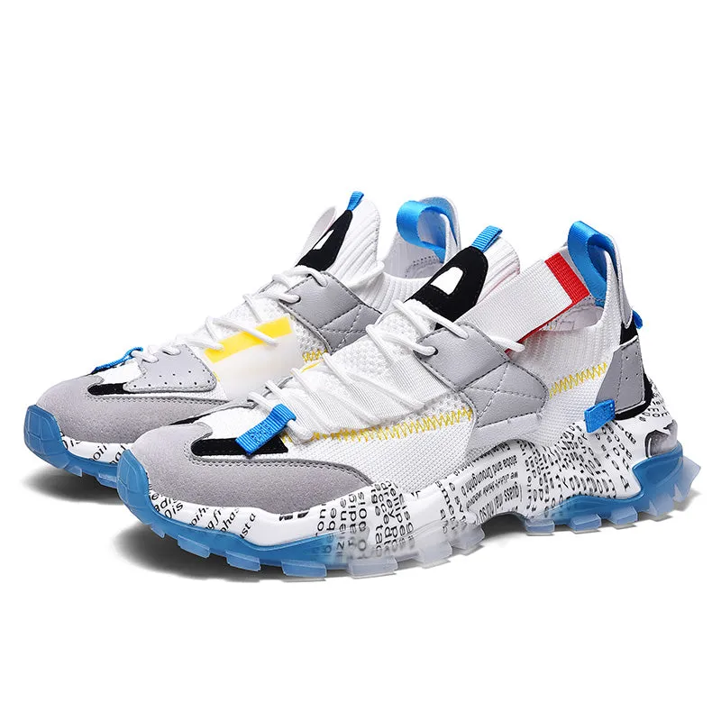 European Mesh Platform Casual Sneakers