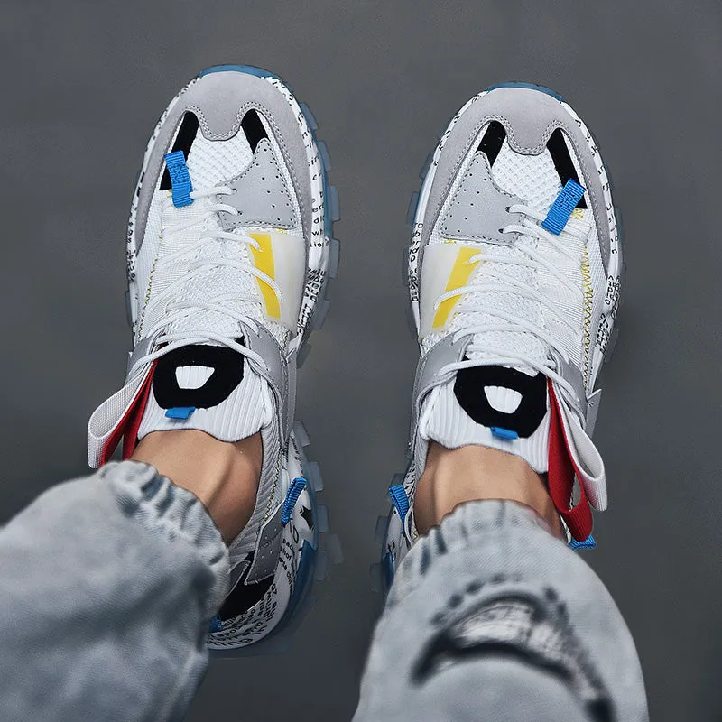 European Mesh Platform Casual Sneakers