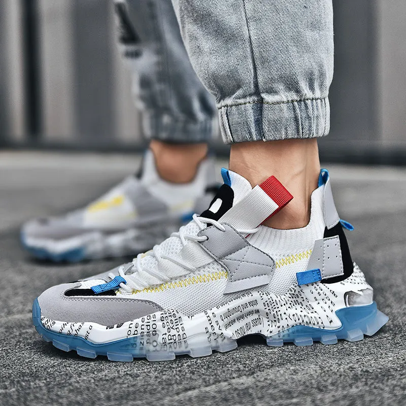 European Mesh Platform Casual Sneakers