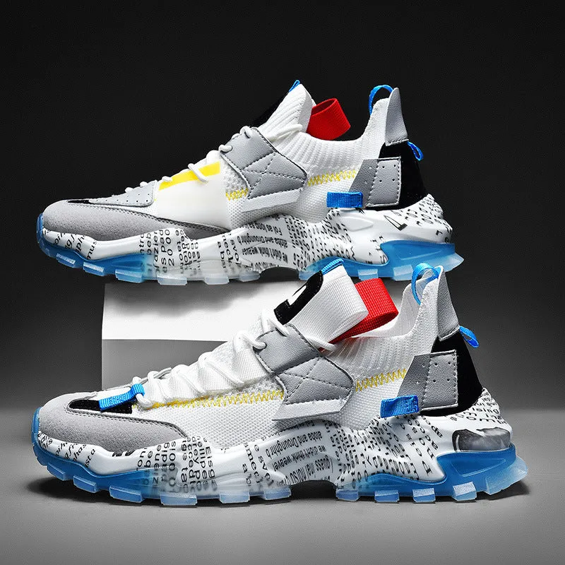 European Mesh Platform Casual Sneakers