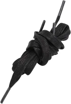 GALPADA 1 Pair Flat Waxed Shoelaces Casual Shoe Tie Cotton Shoelace Sneakers Shoelace Flat Shoelaces