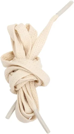 GALPADA 1 Pair Flat Waxed Shoelaces Casual Shoe Tie Cotton Shoelace Sneakers Shoelace Flat Shoelaces