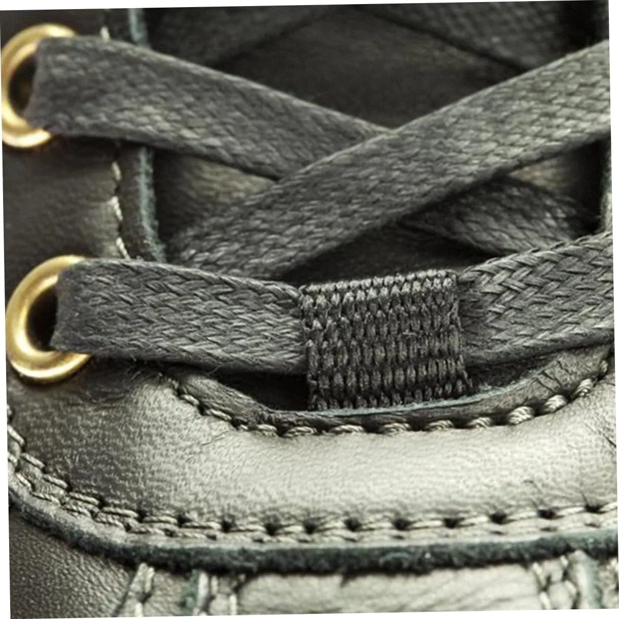 GALPADA 1 Pair Flat Waxed Shoelaces Casual Shoe Tie Cotton Shoelace Sneakers Shoelace Flat Shoelaces