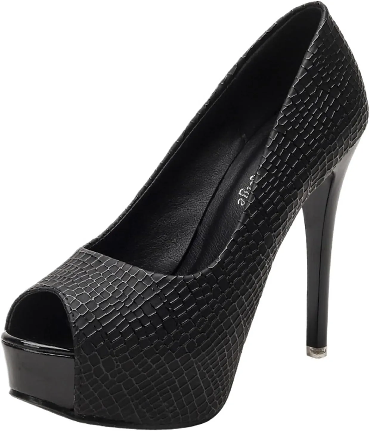 High Heels Women's Shoes, Fish Mouth high Heels, Women's Stiletto Waterproof Platform Shallow Shoes, Party Shoes