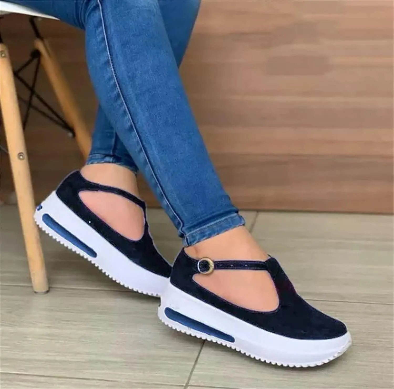 Ladmiple Sandals Women Dressy Summer 2023 Comfortable Slip On Platform Sandal Causal Travel Ankle Buckle Flip Flop Shoes