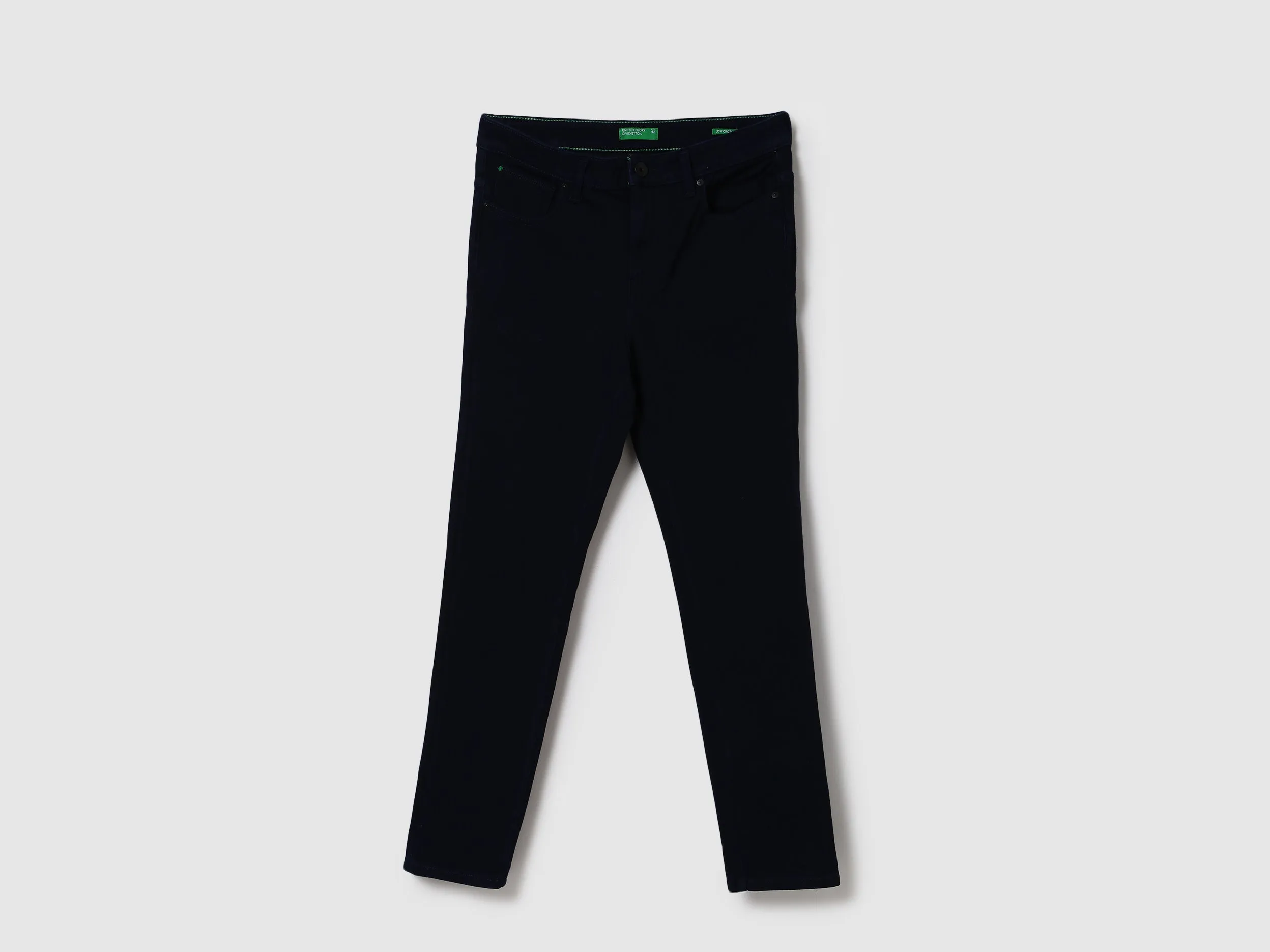 Men Solid Low Crotch Jeans