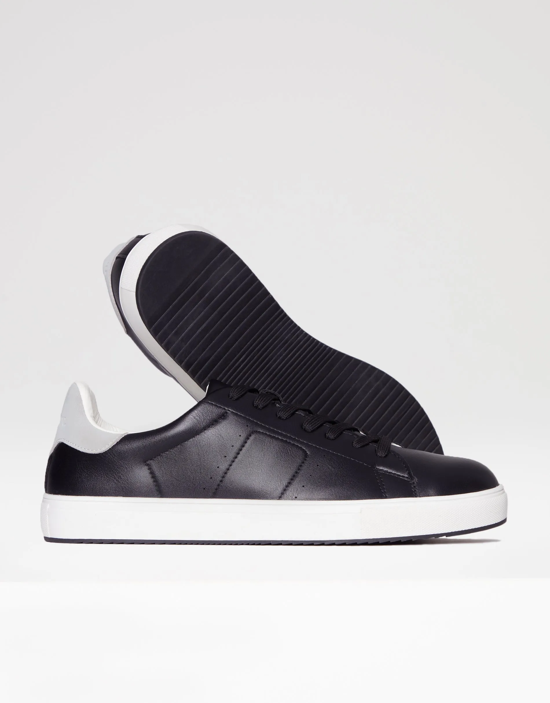 Men's Black Sport Lite Smart Casual Court Trainers