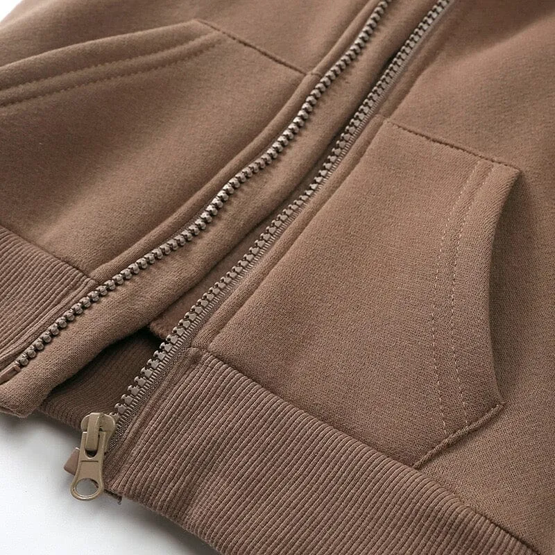 Quentin Fleece Zip-Up Hoodie