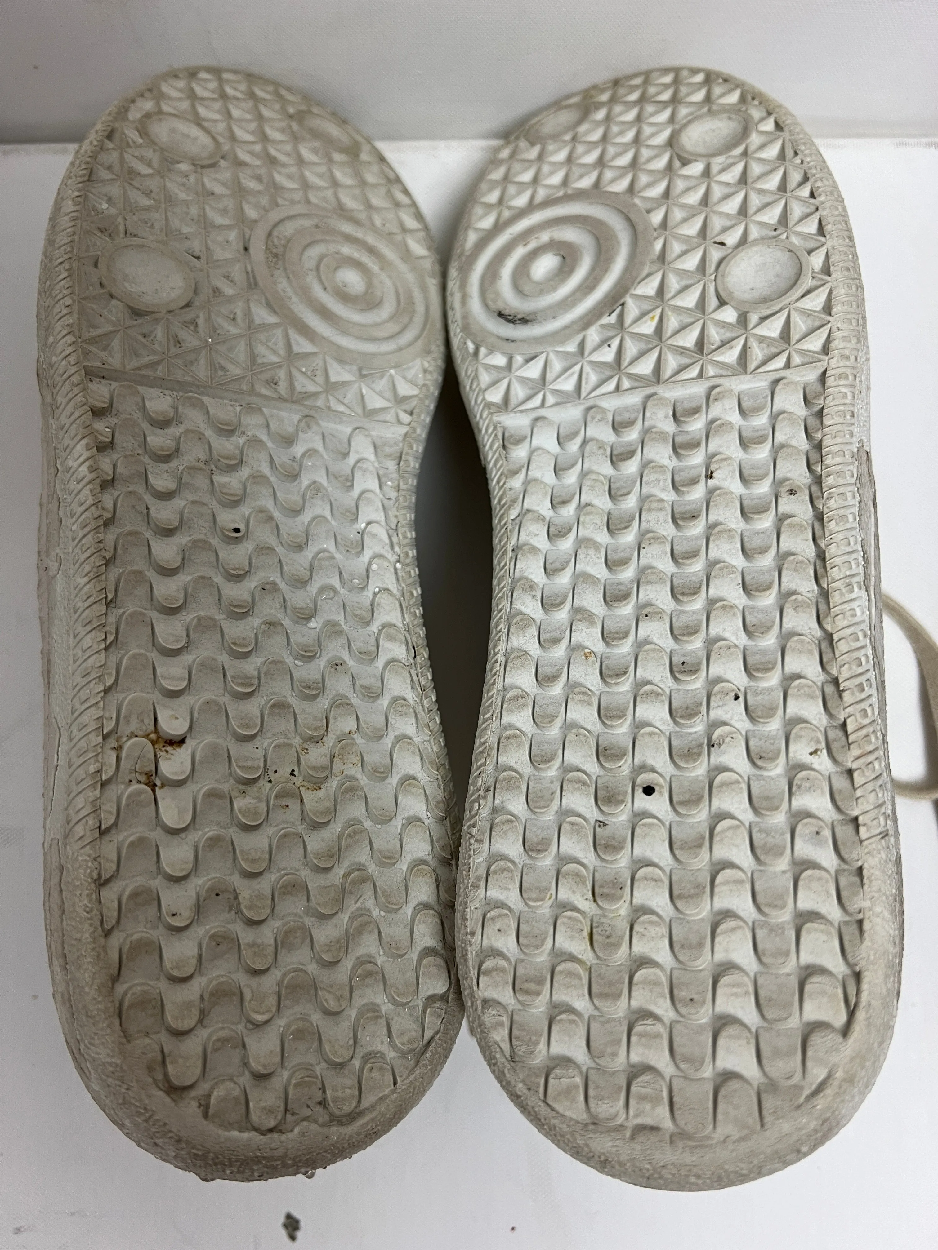 Replica Paint Plaster Covered Leather Sneaker