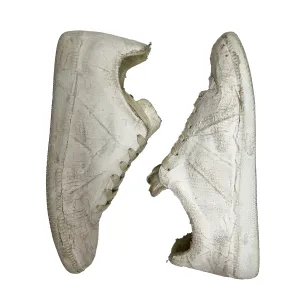 Replica Paint Plaster Covered Leather Sneaker