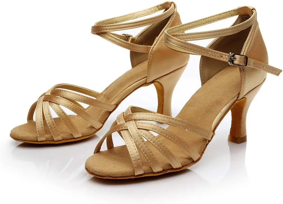 Sandals Dance Shoes Ballroom Latin Women's Color Fashion Prom Women's Sandals Sandals for Women Size 5