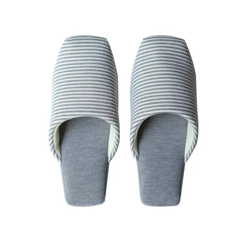 Striped Soft Bottom Slippers