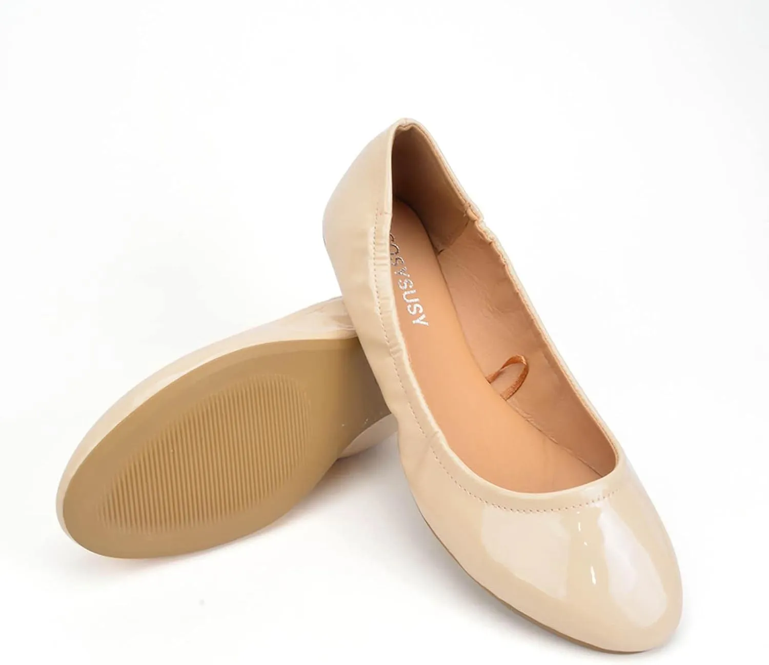 Women's Battle Flat Shoes Comfortable Slip on Casual Breathable Knitted Dressy Work Office Pointed Toe Wedding Elegant